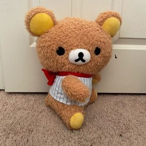 Rilakkuma Stripe Curly Plush (Toreba prize)